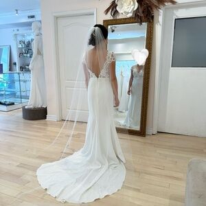 Ivory Tulle Veil from Vogue Sposa